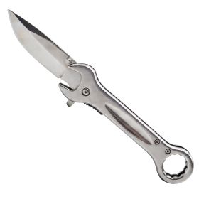 7.5" Spring Assisted Knife With 14Mm Wrench