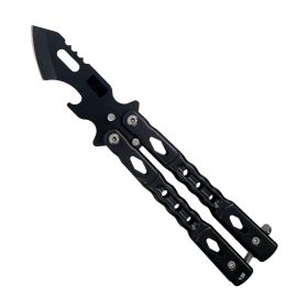5.75" Butterfly Knife With Bottle Opener