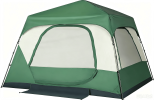 6 Person Instant Cabin Tent - Easy Setup Pop Up Tent for Family Camping