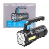 4-Modes Torch 990000LM Handheld LED Flashlight USB Rechargeable Waterproof(Free shipping via DHL Ground/FedEx Ground; can't ship via USPS self-pickup.