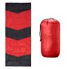 Lightweight Sleeping Bag for Backpacking, Hiking, Waterproof Compact Envelope Sleeping Bag for Cold & Warm Weather, Red