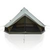 4 Season Bell Tent 16.4FT, Green Waterproof Glamping Yurt Tent with Stove Jack, Fits 10 People Family Camping Tent for Outdoor Parties & Camping
