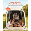 Screen House Tent, 6 x 6 ft, 4-6 Person Pop Up SUV Tailgate Tent, Portable Screened in Canopy with Carry Bag, Netting Sides, for Car Camping, Garden
