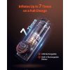 Camping Tent, 6 Person Inflatable Cabin Tent with Rechargeable Pump, TPU Air Tube & 4 Large Mesh Windows