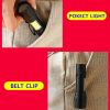 2× Mini Aufladbar 950000LM Hell COB LED Taschenlampen Taktische Fackel+Box