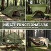 Plus Size Waterproof Camping Tarp Shelter with Detachable Side Wall
