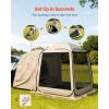 Screen House Tent, 6 x 6 ft, 4-6 Person Pop Up SUV Tailgate Tent, Portable Screened in Canopy with Carry Bag, Netting Sides, for Car Camping, Garden