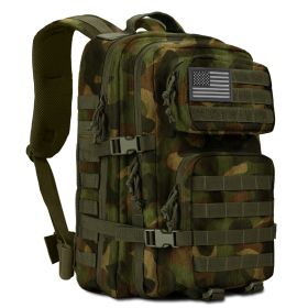XG-MB45 - Men's Molle Military Tactical Backpack (45 Liter) (Color: Jungle Camo)