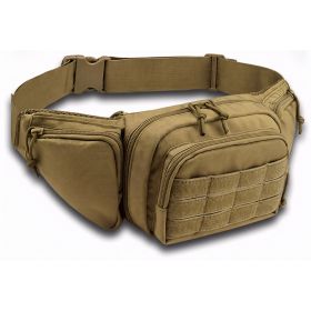 CC Fanny Pack - Concealed Carry Bag (Color: Tan)