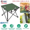 Fresh Fab Finds 1Pc Foldable Camping Table Portable Picnic Table Lightweight Travel Desk with 2 Cup Holders Carrying Bag