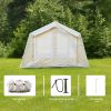 8 m ² Inflatable Tents for Camping, Blow Up Tent with Hand Pump, Easy Setup InflatableTent 4 Season Tent