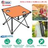 Fresh Fab Finds 1Pc Foldable Camping Table Portable Picnic Table Lightweight Travel Desk with 2 Cup Holders Carrying Bag