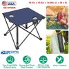 Fresh Fab Finds 1Pc Foldable Camping Table Portable Picnic Table Lightweight Travel Desk with 2 Cup Holders Carrying Bag