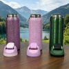 304 stainless steel outdoor sports water bottle, portable and leak-proof, suitable for daily travel, mountain climbing and fitness activities, etc