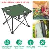Fresh Fab Finds 1Pc Foldable Camping Table Portable Picnic Table Lightweight Travel Desk with 2 Cup Holders Carrying Bag