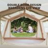 8 m ² Inflatable Tents for Camping with canopy, Blow Up Tent with Hand Pump, Easy Setup InflatableTent 4 Season Tent