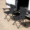 4/8pcs quick-open outdoor folding chair, ready to use, polyester fabric and stainless steel, good for outdoor, travel and camping, easy to store
