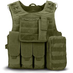 XVest V1 Tactical Plate Carrier Vest with Molle (Color: Army Green)