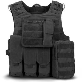 XVest V1 Tactical Plate Carrier Vest with Molle (Color: Black)