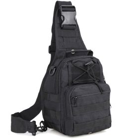 EDC Tactical Sling Chest Bag (5 Liter) (Color: Black)