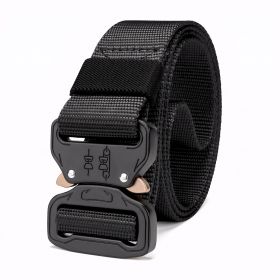 Men's Tactical Utility Belt with Quick-Release Buckle - XG-TB1 (Color: Black)