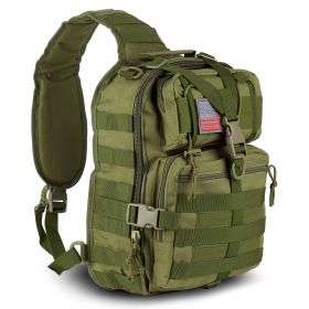 EDC Range Bag - Shoulder Sling Backpack (14 Liter) (Color: Army Green)