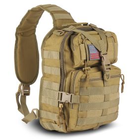 EDC Range Bag - Shoulder Sling Backpack (14 Liter) (Color: Khaki)